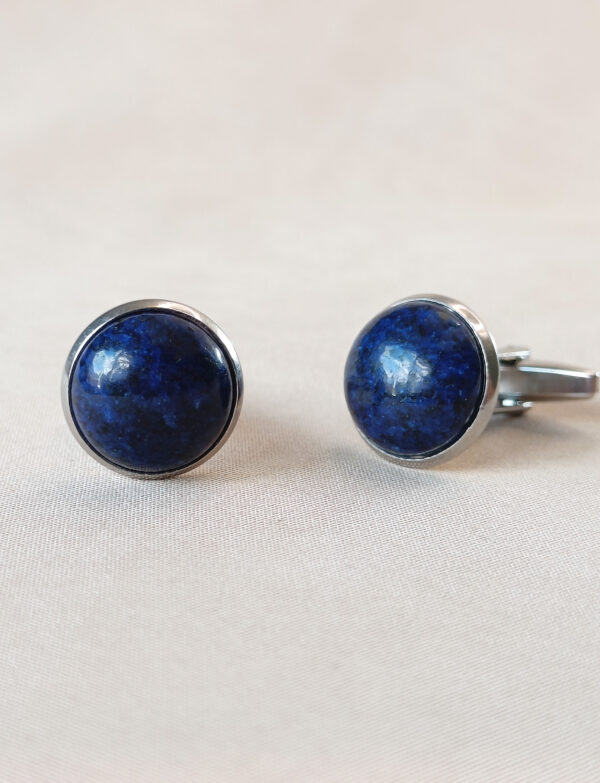 Lapis Lazuli Manchetknopen | Zilver