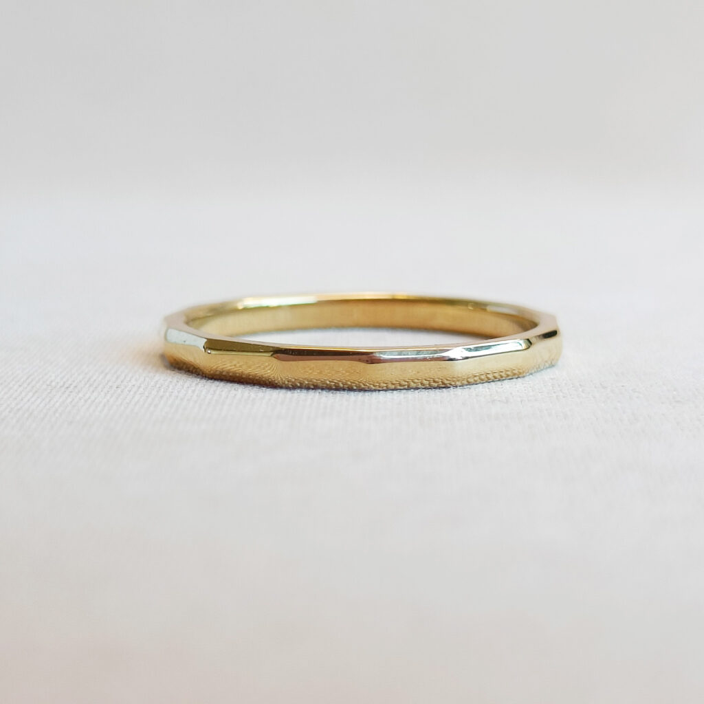minimalistische gouden ring