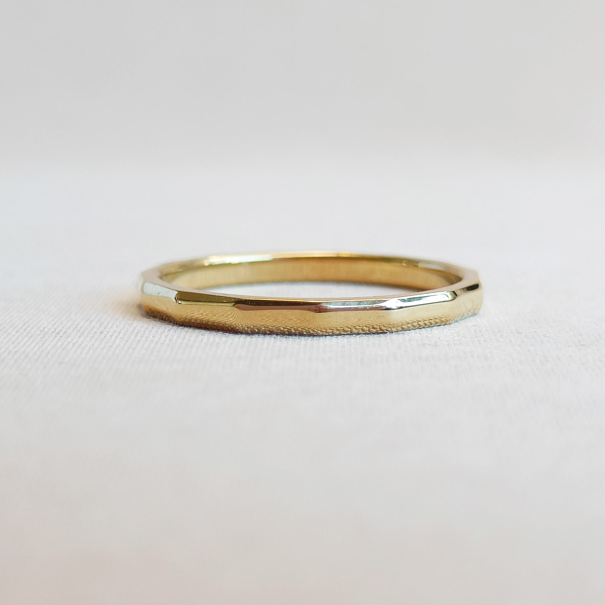 minimalistische gouden ring