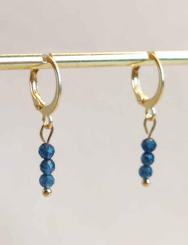 Sparkling Oorbellen | Saffier