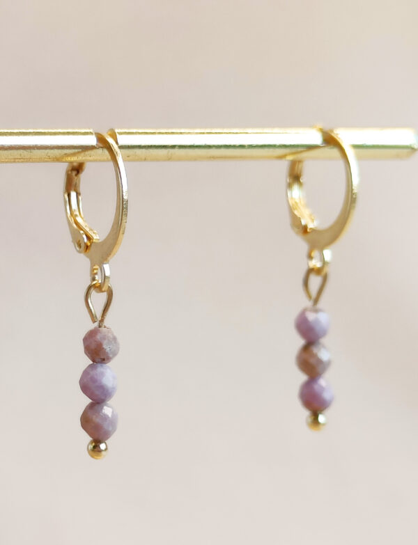 Sparkling Oorbellen | Lepidoliet