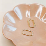 basic gouden hoops. Minimalistische Gouden oorbellen