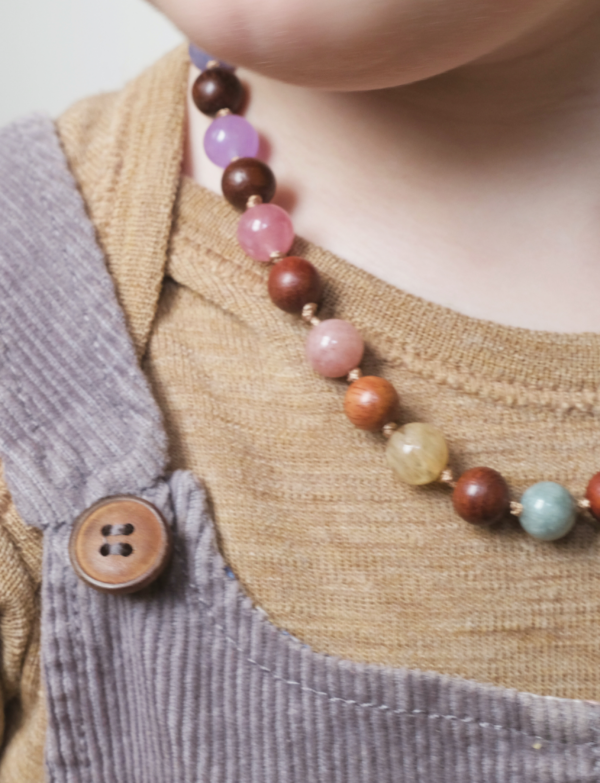 ketting kind regenboog | Kinderketting kleurrijk