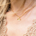 ginkgo ketting goud