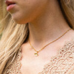 ginkgo ketting goud