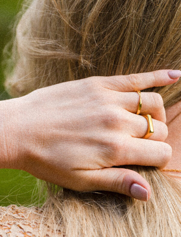 zegelring voor vrouwen goud