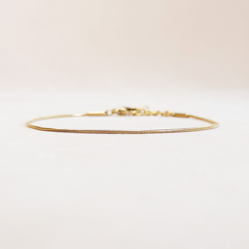 subtiele armband goud