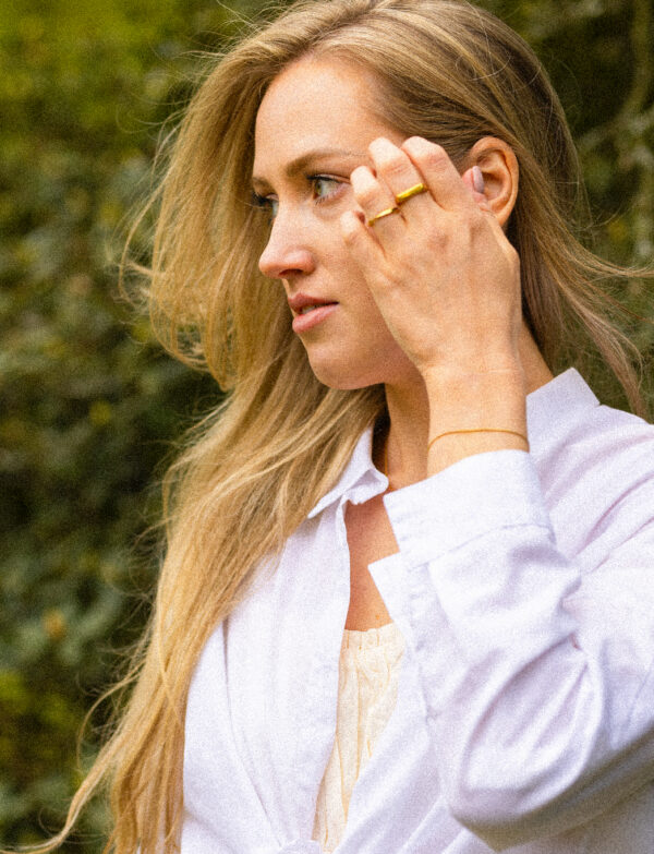 subtiele armband goud