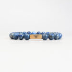 blauwe herenarmband