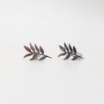 manchetknopen zilver blad