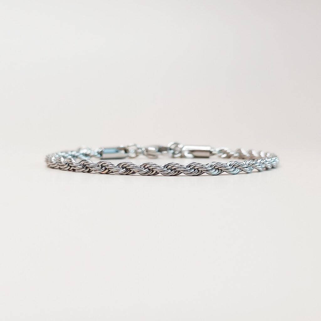 Twist Armband | Zilver