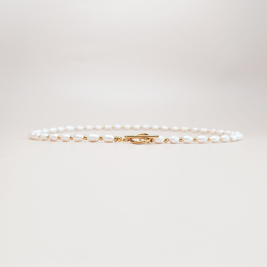 Dotted Parelketting | Goud