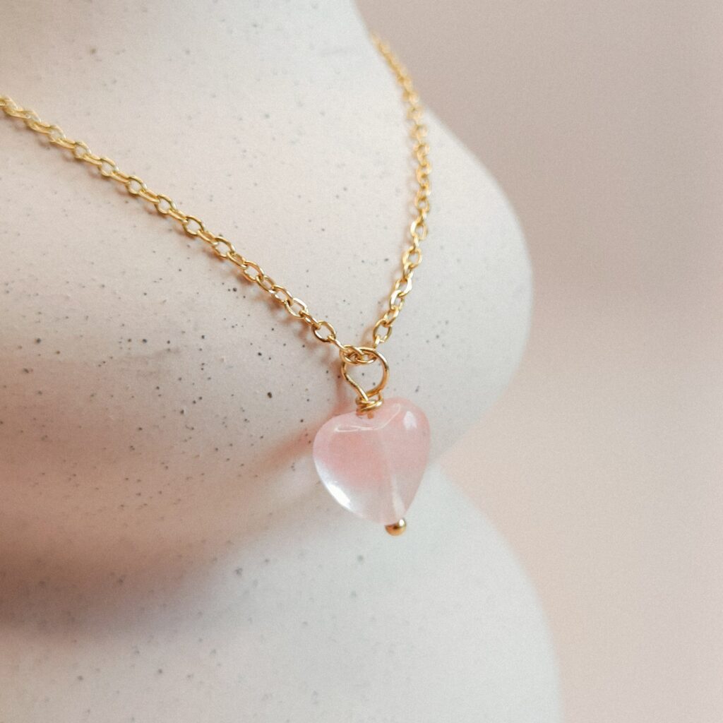 Kinderketting Hart | Rozenkwarts