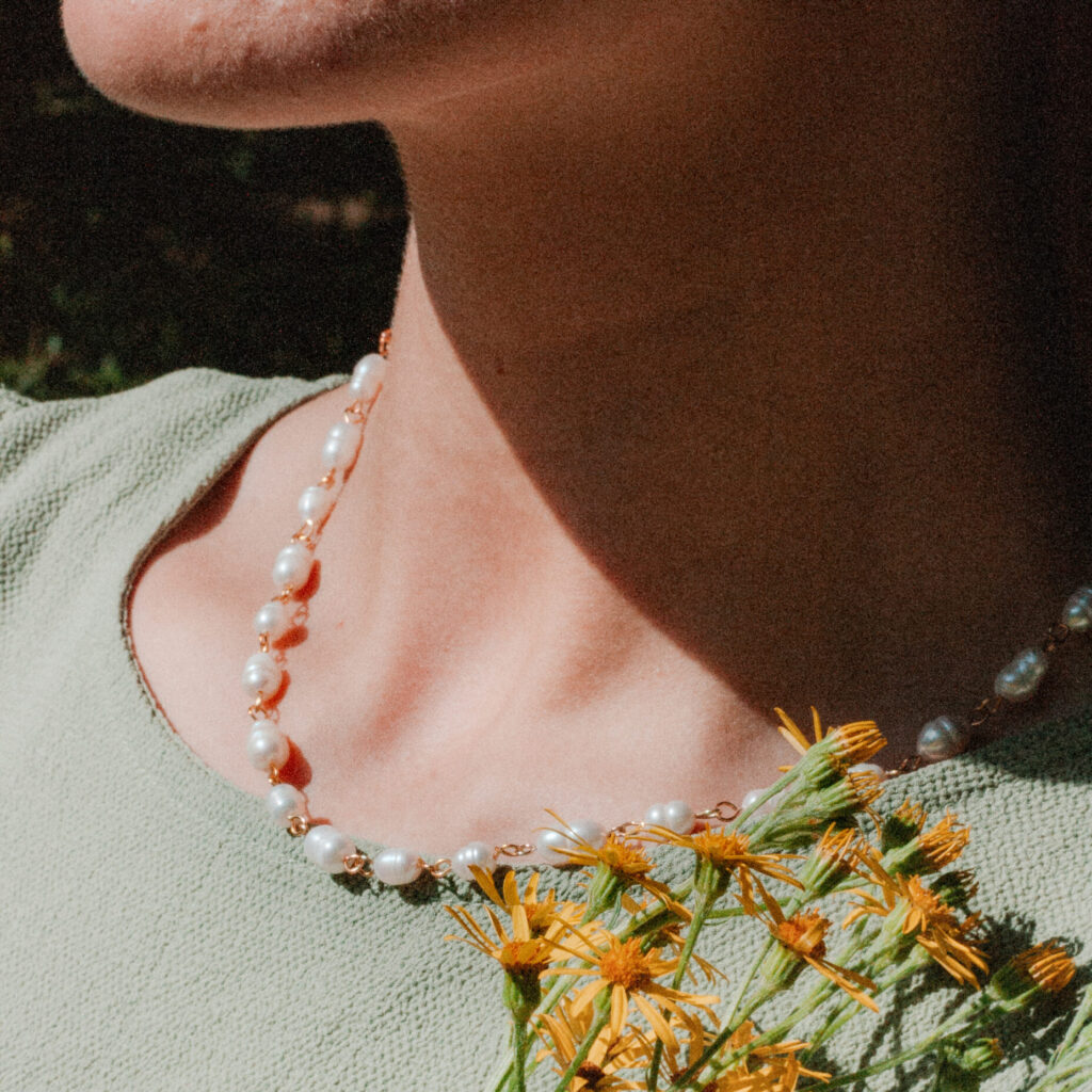 Classy Parelketting | Goud