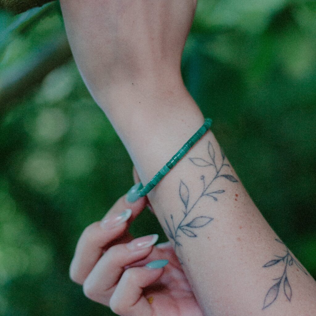 Tenue Armband | Groene Jade