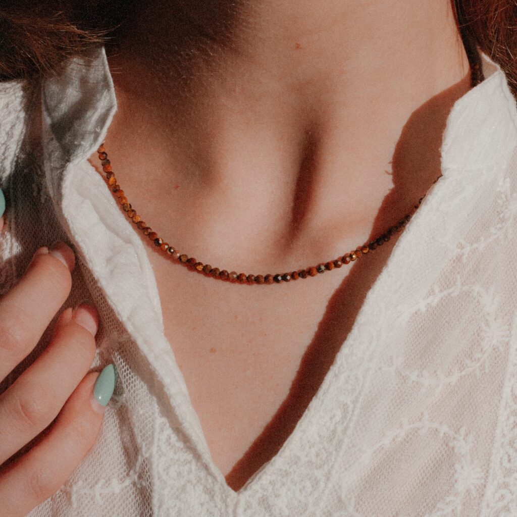 Sparkling Ketting | Tijgeroog