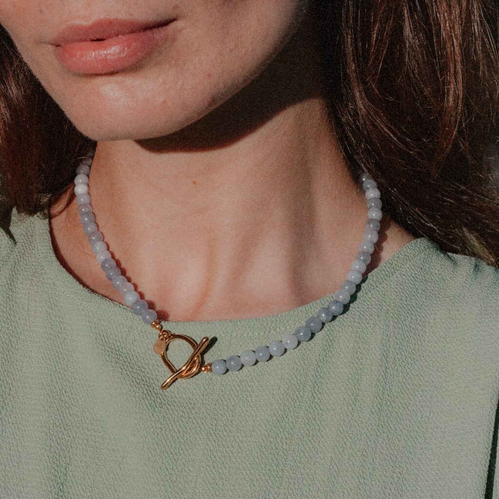 Laeta Ketting | Aquamarijn