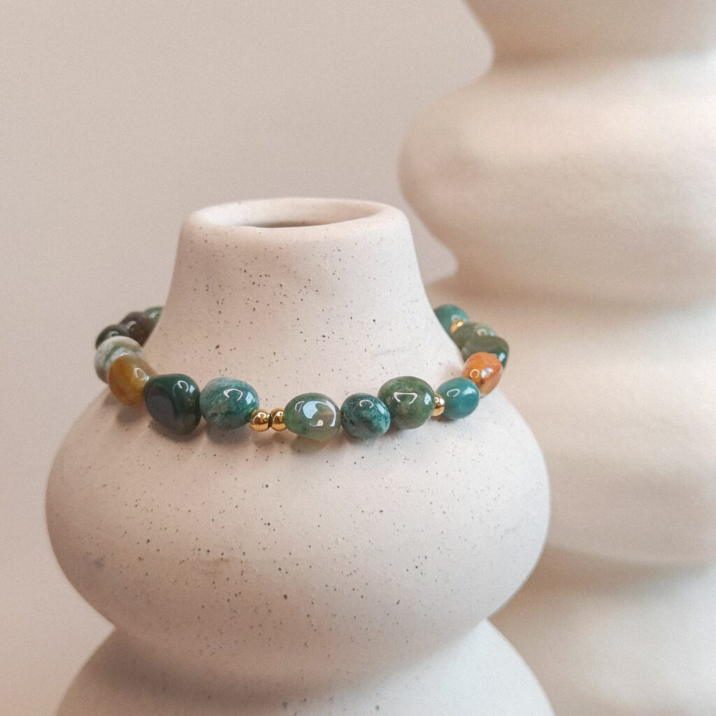 Pebble Armband | Mos Agaat