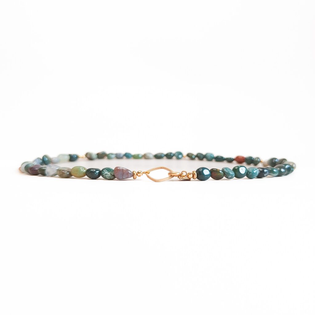 Pebble Ketting | Mos Agaat