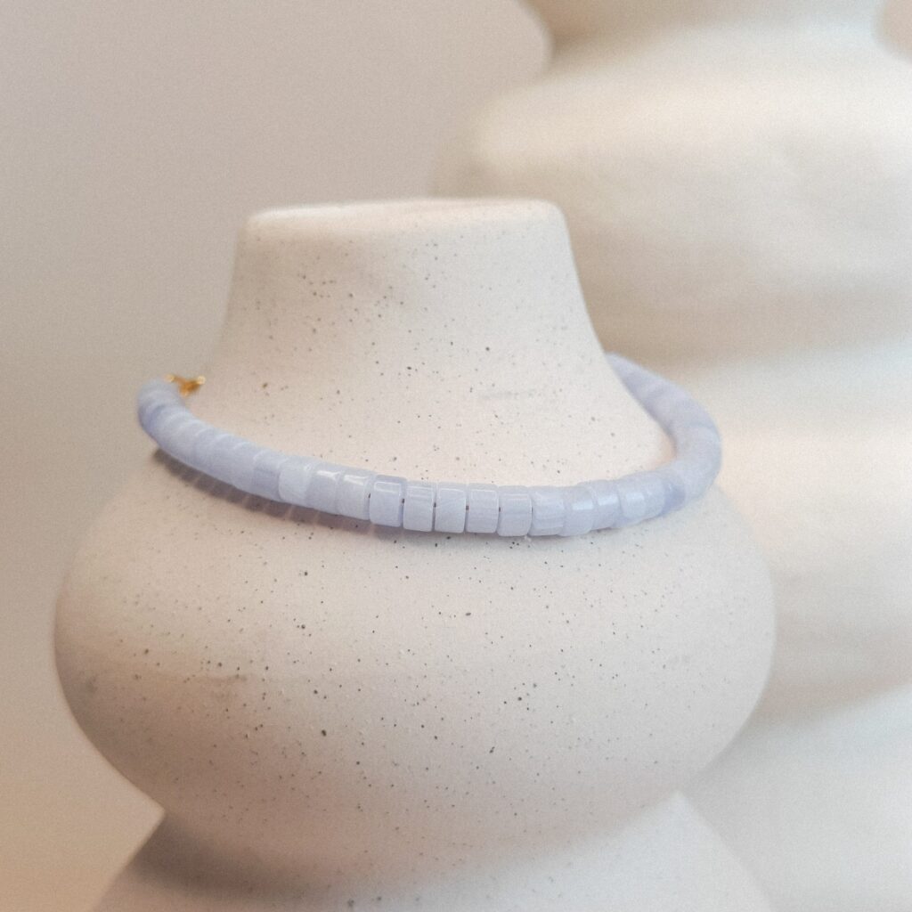 Tenue Armband | Paars Agaat