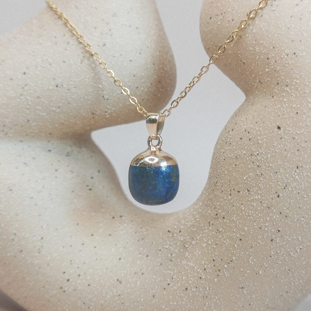 Ronde Hanger Ketting | Lapis Lazuli