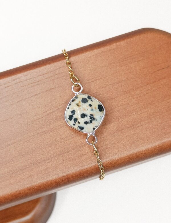 Chain Armband | Dalmatiër Jaspis