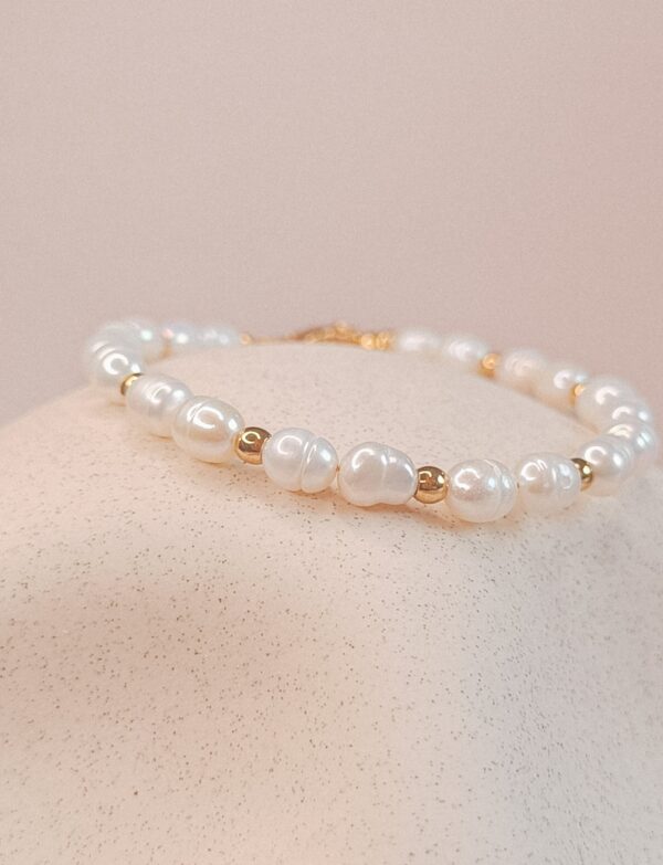 Classy Parelarmband | Goud