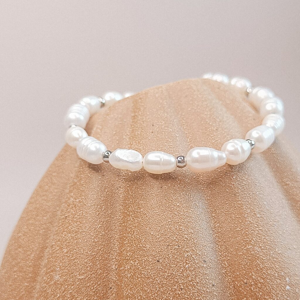 Classy Parelarmband | Zilver