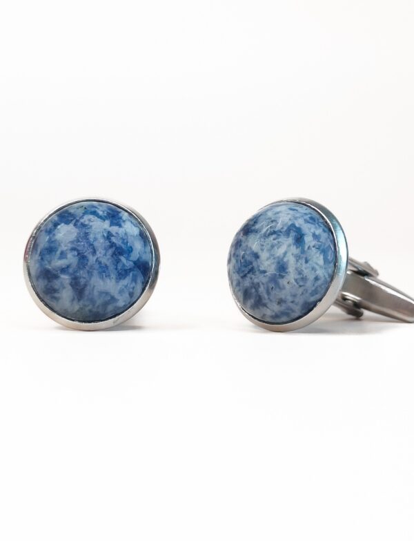 Sodaliet Manchetknopen | Zilver