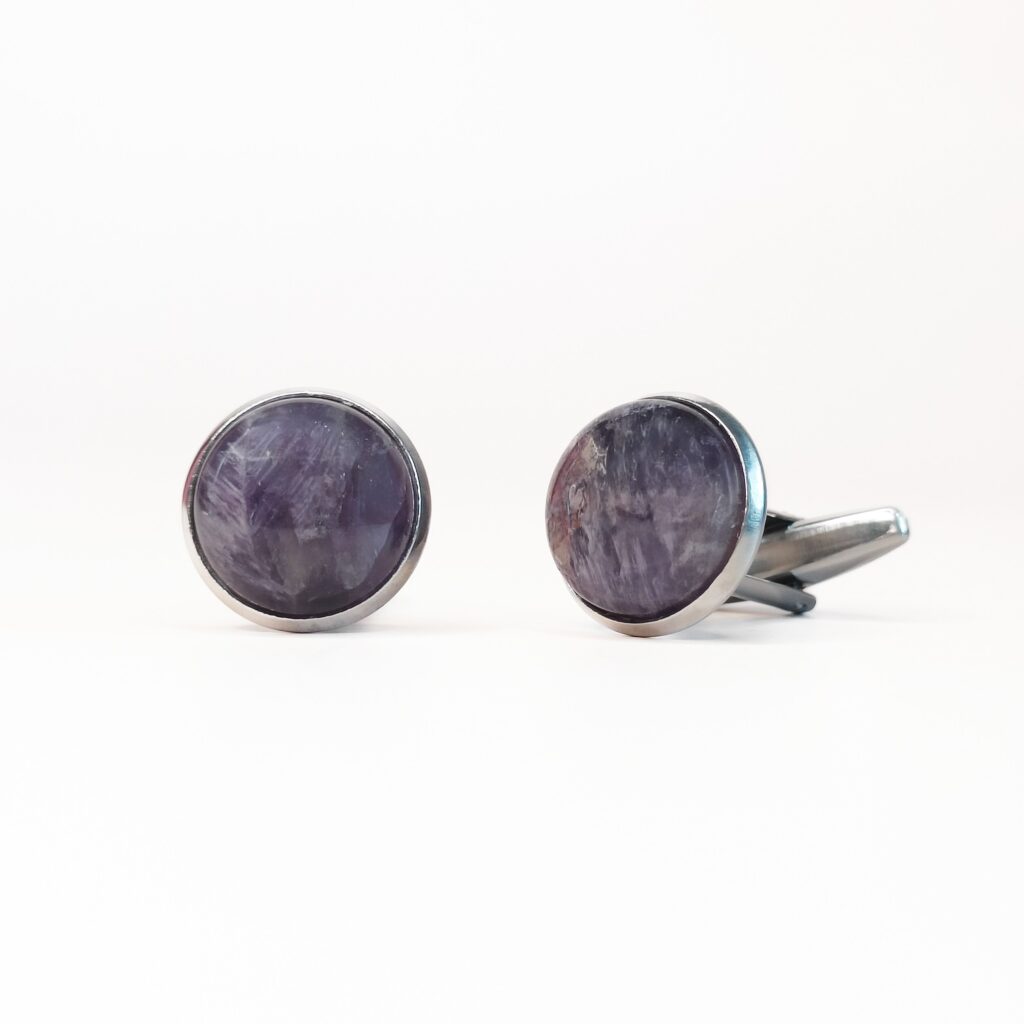 Labradoriet Manchetknopen | Zilver