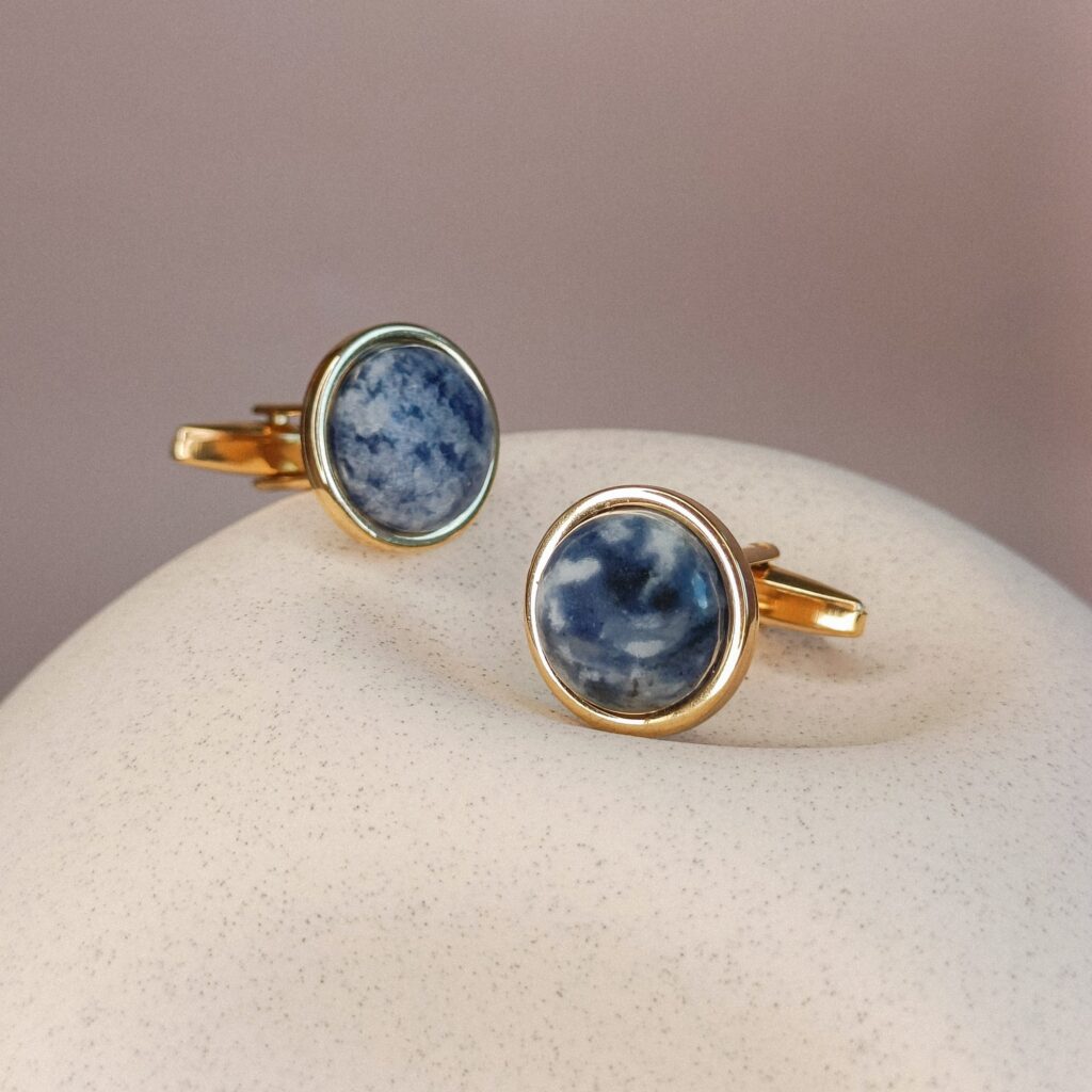 Sodaliet Manchetknopen | Goud