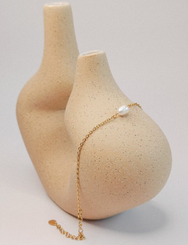 Minimal Parelarmband | Goud