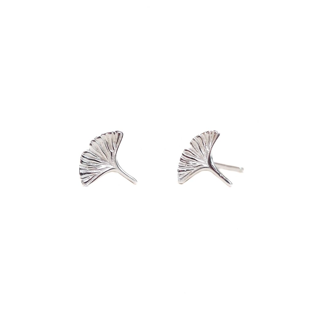 Ginkgo Studs | Sterling Zilver