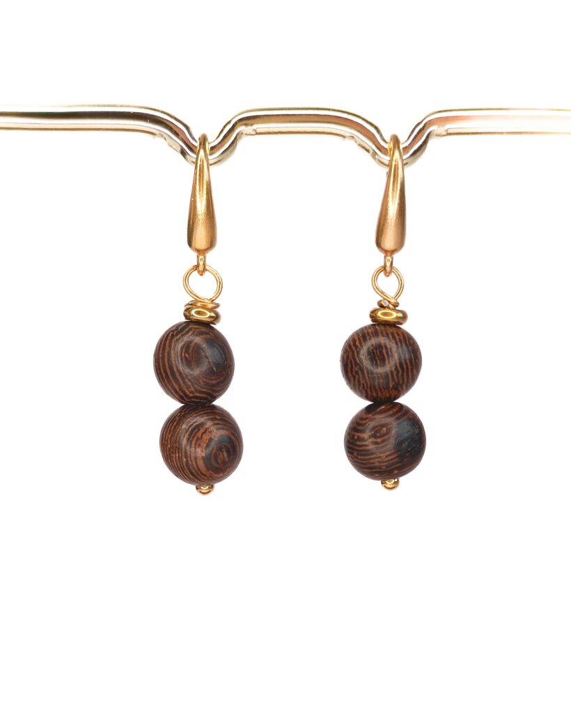 Ligna Oorbellen | Classic Wenge