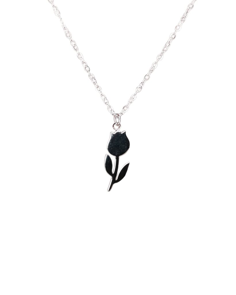 Tulipa Ketting | Zilver
